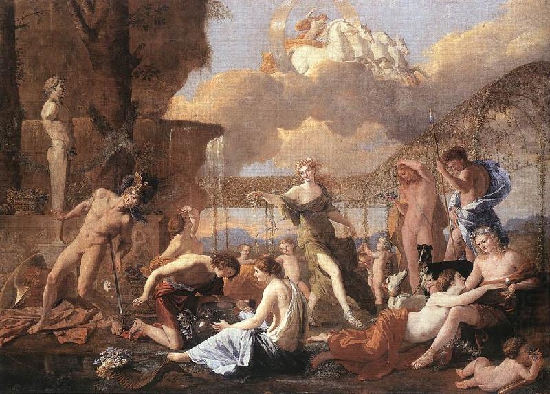 POUSSIN, Nicolas The Empire of Flora af oil painting picture